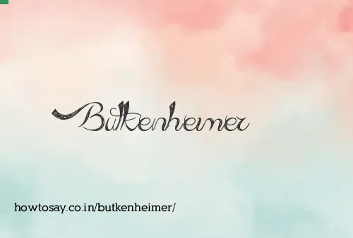 Butkenheimer