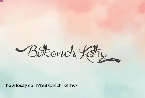 Butkovich Kathy