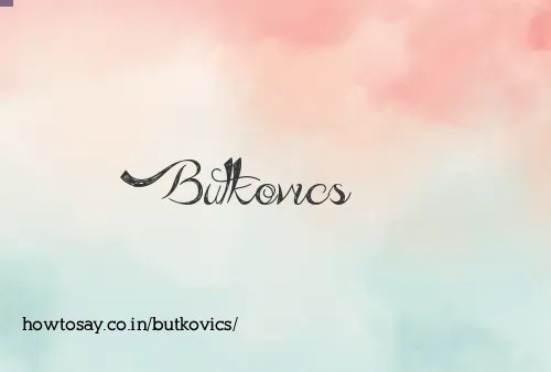 Butkovics