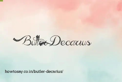 Butler Decarius