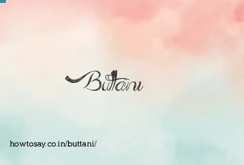 Buttani
