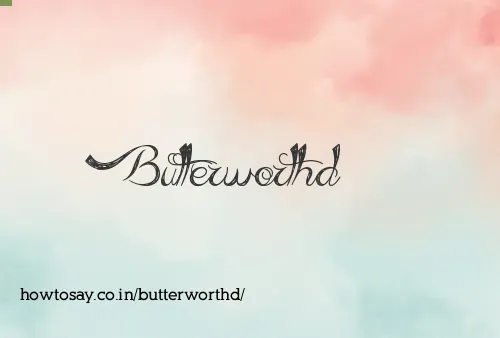 Butterworthd