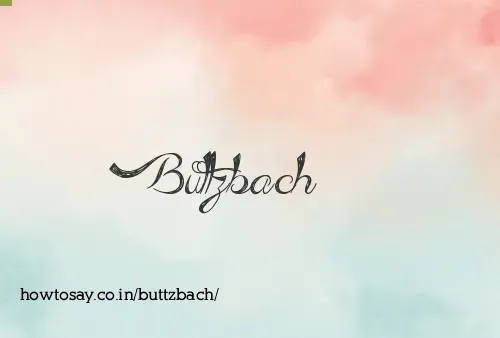 Buttzbach