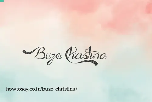 Buzo Christina