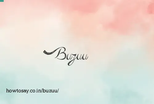 Buzuu