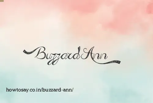 Buzzard Ann