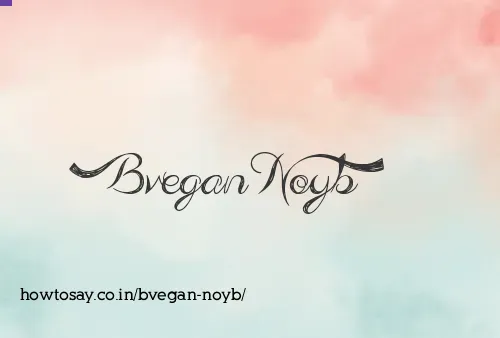 Bvegan Noyb