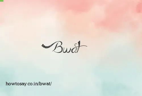 Bwat
