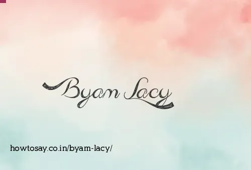 Byam Lacy