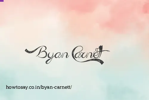 Byan Carnett
