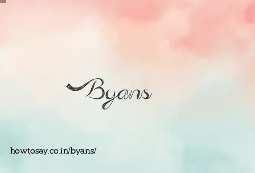 Byans