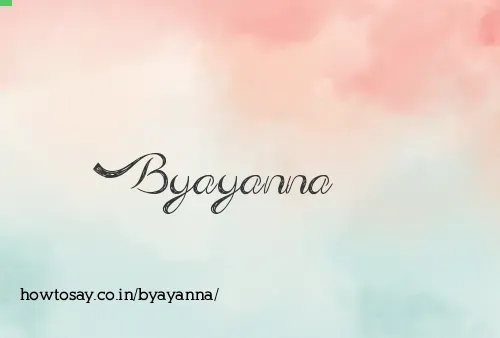 Byayanna