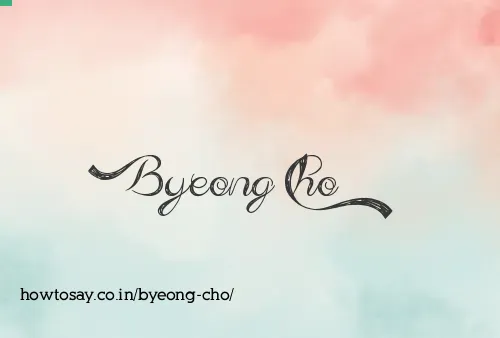 Byeong Cho