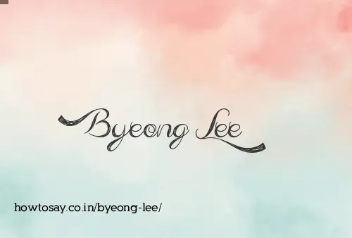 Byeong Lee
