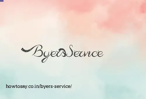 Byers Service