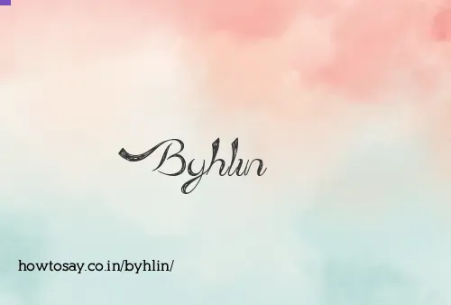 Byhlin
