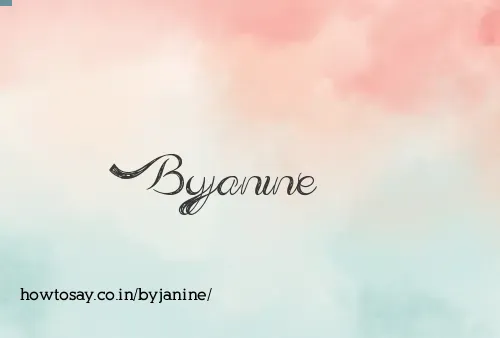 Byjanine