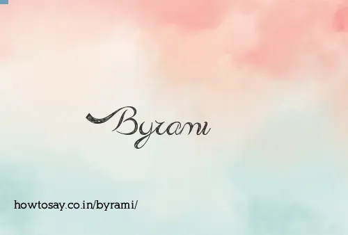 Byrami