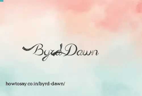 Byrd Dawn