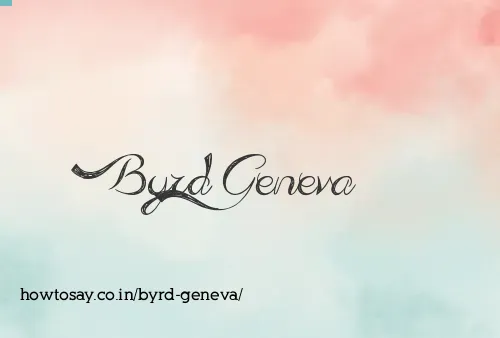 Byrd Geneva