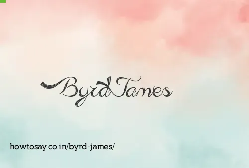 Byrd James