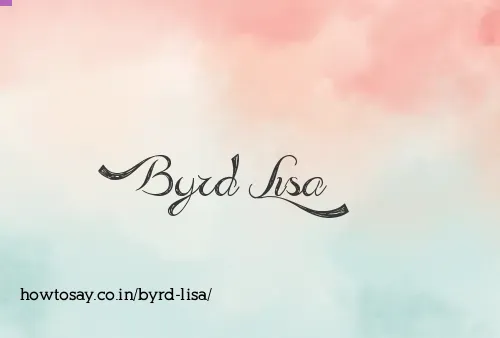 Byrd Lisa