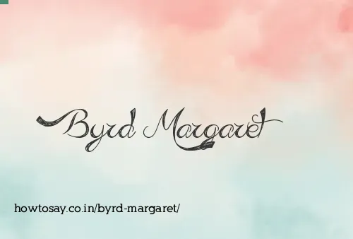 Byrd Margaret