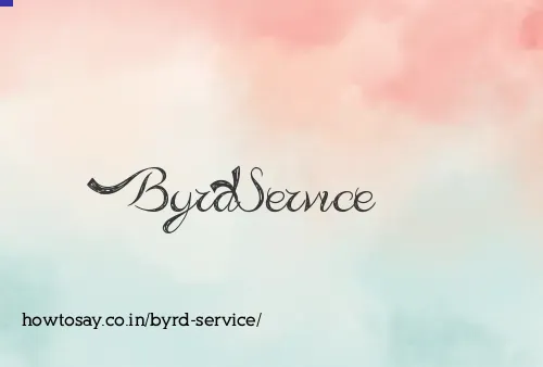 Byrd Service