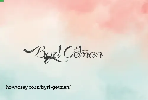 Byrl Getman