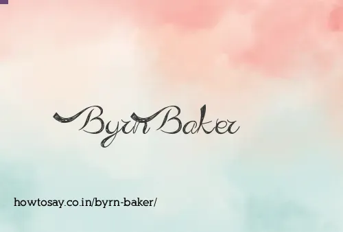 Byrn Baker