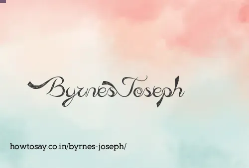 Byrnes Joseph