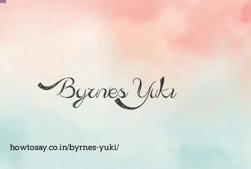 Byrnes Yuki