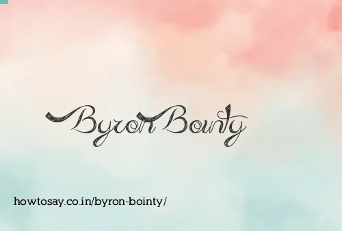 Byron Bointy