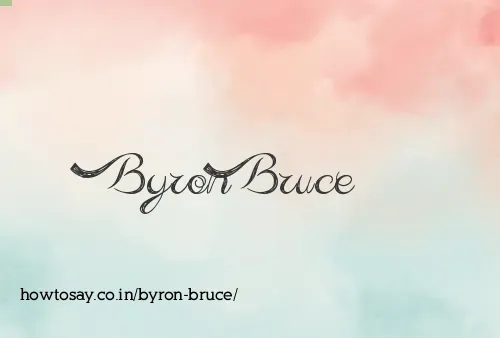 Byron Bruce