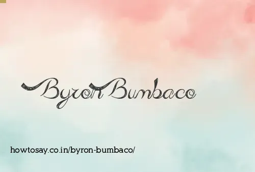 Byron Bumbaco