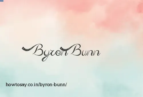Byron Bunn
