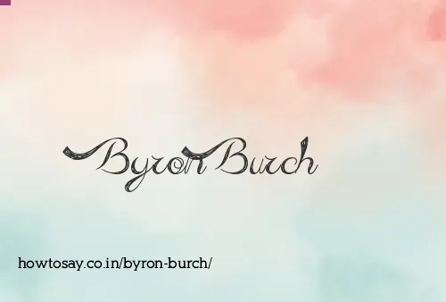 Byron Burch