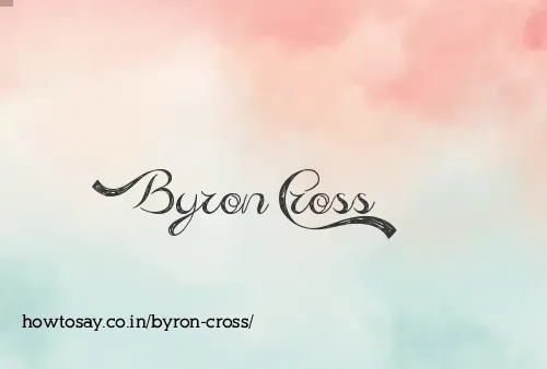 Byron Cross