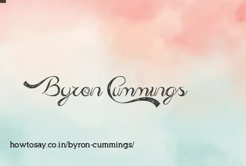 Byron Cummings