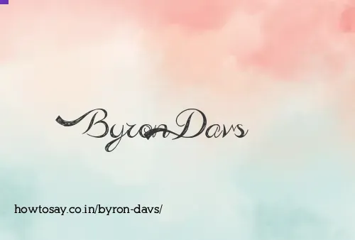 Byron Davs