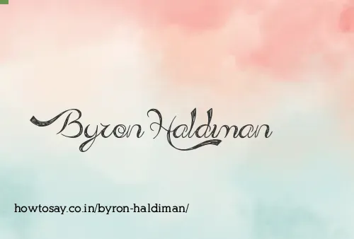 Byron Haldiman