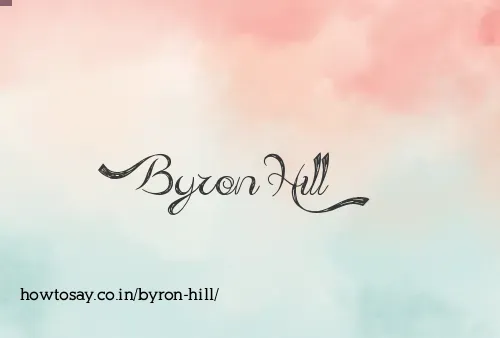 Byron Hill
