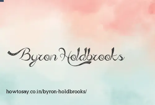 Byron Holdbrooks