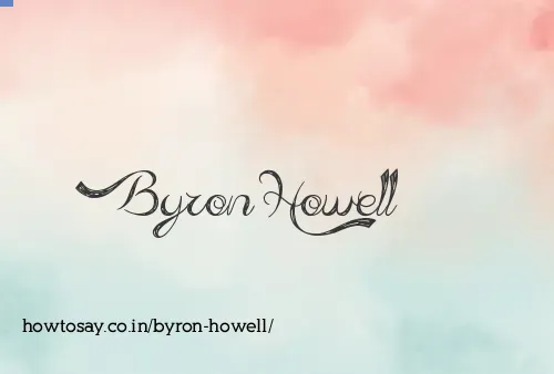 Byron Howell