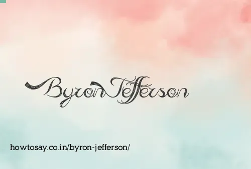 Byron Jefferson