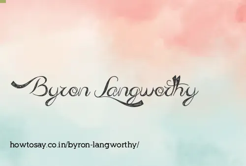 Byron Langworthy