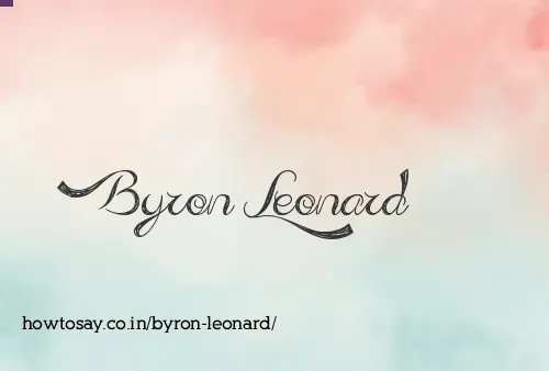 Byron Leonard
