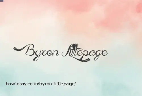 Byron Littlepage