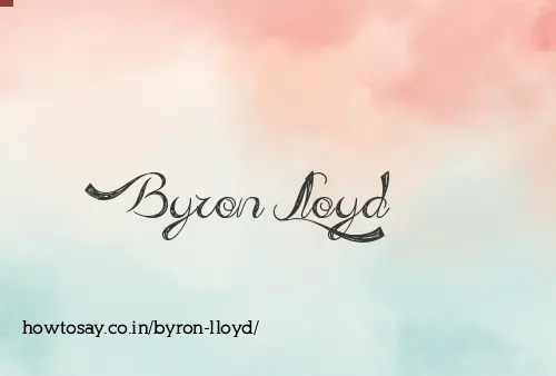 Byron Lloyd