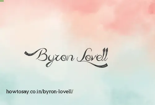 Byron Lovell